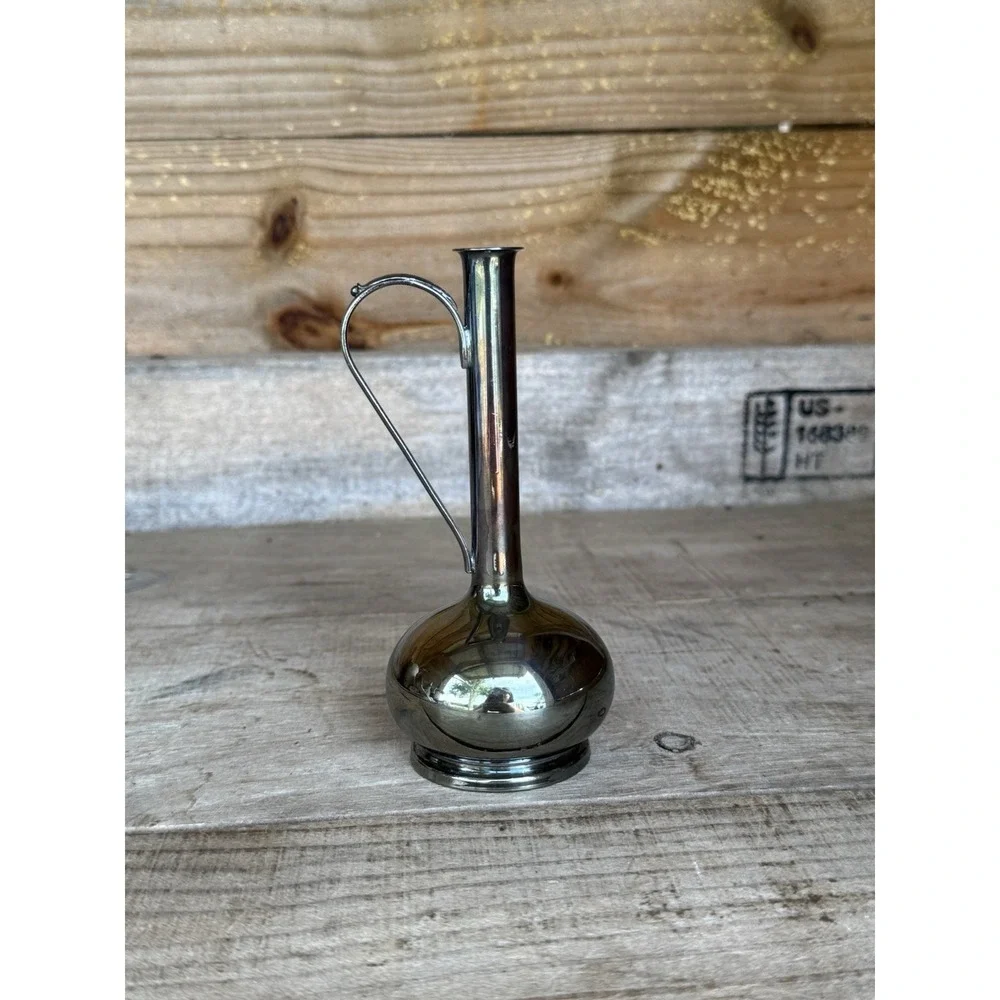 Vintage Sliver Plated Bud Vase  MCM